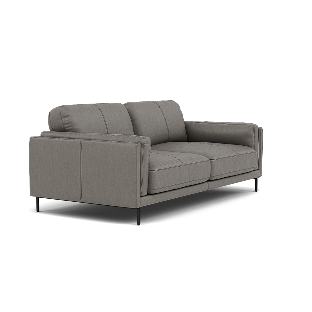 Morris Large 2 Seater Sofa - 2.25 Seater Compact Cat 25 — NC-042E ELEPHANT, gallery image 1
