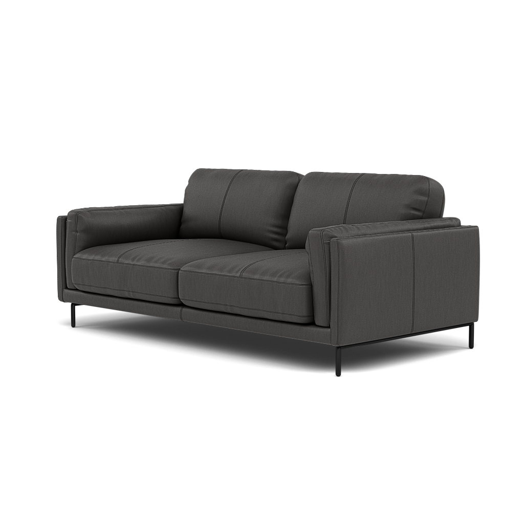 Morris Large 2 Seater Sofa - 2.25 Seater Compact Cat 25 — NC-180E SLATE GREY, gallery image 3