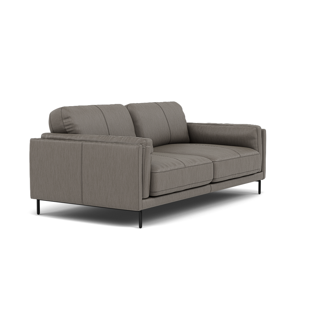 Morris Large 2 Seater Sofa - 2.25 Seater Compact Cat 25 — NC-232E  GRANITE, gallery image 1