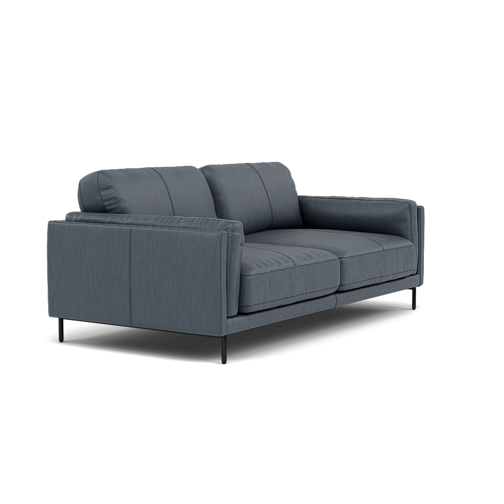 Morris Large 2 Seater Sofa - 2.25 Seater Compact Cat 25 — NC-313E OCEAN BLUE, gallery image 1