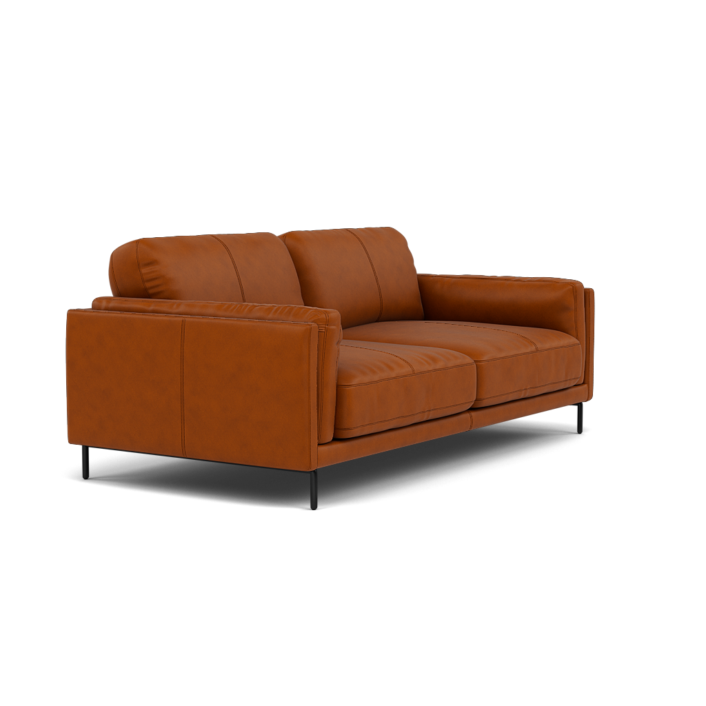 Morris Large 2 Seater Sofa - 2.25 Seater Compact Cat 30F — SK-077D TAN, gallery image 1
