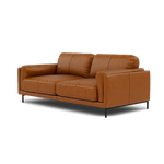 Morris Large 2 Seater Sofa - 2.25 Seater Compact Cat 30F — SK-598D CARAMEL, gallery image 3