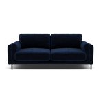Morris Large 2 Seater Sofa - 2.25 Seater Compact Fabric 2 Seater Sofas Sterling Home 17 FAB-MEG-28 NAVY