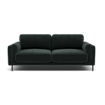 Morris Large 2 Seater Sofa - 2.25 Seater Compact Fabric 2 Seater Sofas Sterling Home 14 FAB-MEG-21 CHARCOAL GREY