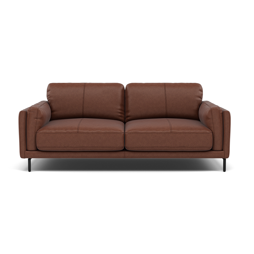 Morris Large 2 Seater Sofa - 2.25 Seater Compact Fabric 2 Seater Sofas Sterling Home 9 BFA-BLJ-05 HAZELNUT