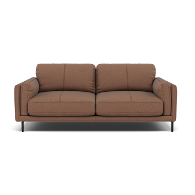 Morris Large 2 Seater Sofa - 2.25 Seater Compact Fabric 2 Seater Sofas Sterling Home 8 BFA-BLJ-04 TOBACCO
