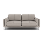 Morris Large 2 Seater Sofa - 2.25 Seater Compact Fabric 2 Seater Sofas Sterling Home 12 BFAMAD-02 SILVER GREY