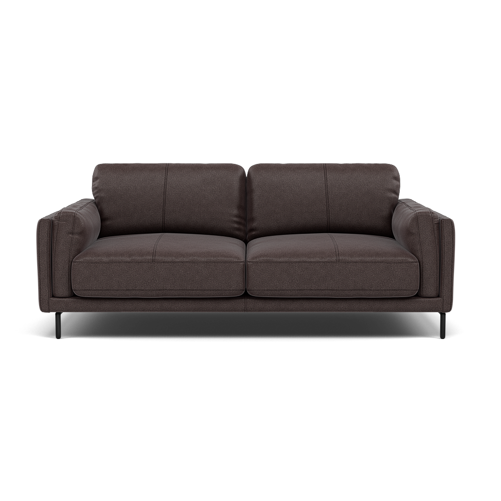 Morris Large 2 Seater Sofa - 2.25 Seater Compact Fabric 2 Seater Sofas Sterling Home 6 BFA-BLJ-088 CHARCOAL GREY