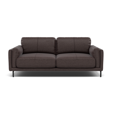 Morris Large 2 Seater Sofa - 2.25 Seater Compact Fabric 2 Seater Sofas Sterling Home 6 BFA-BLJ-088 CHARCOAL GREY