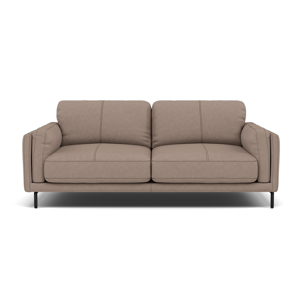 Morris Large 2 Seater Sofa - 2.25 Seater Compact Fabric 2 Seater Sofas Sterling Home 5 BFA-BLJ-946 SILVER GREY