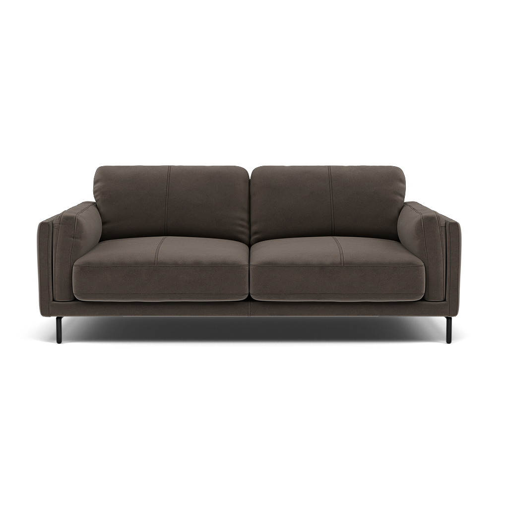 Morris Large 2 Seater Sofa - 2.25 Seater Compact Fabric 2 Seater Sofas Sterling Home 15 FAB-MEG-51 DK TAUPE