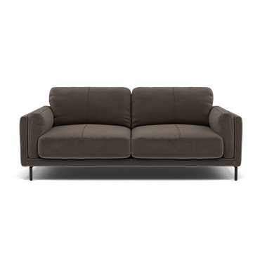 Morris Large 2 Seater Sofa - 2.25 Seater Compact Fabric 2 Seater Sofas Sterling Home 15 FAB-MEG-51 DK TAUPE