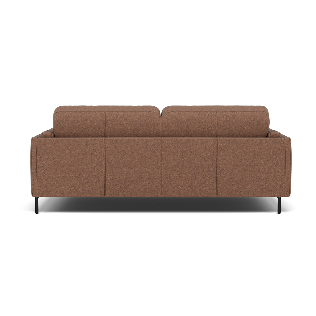 Morris Large 2 Seater Sofa - 2.25 Seater Compact Fabric — BFA-BLJ-04 TOBACCO, gallery image 2