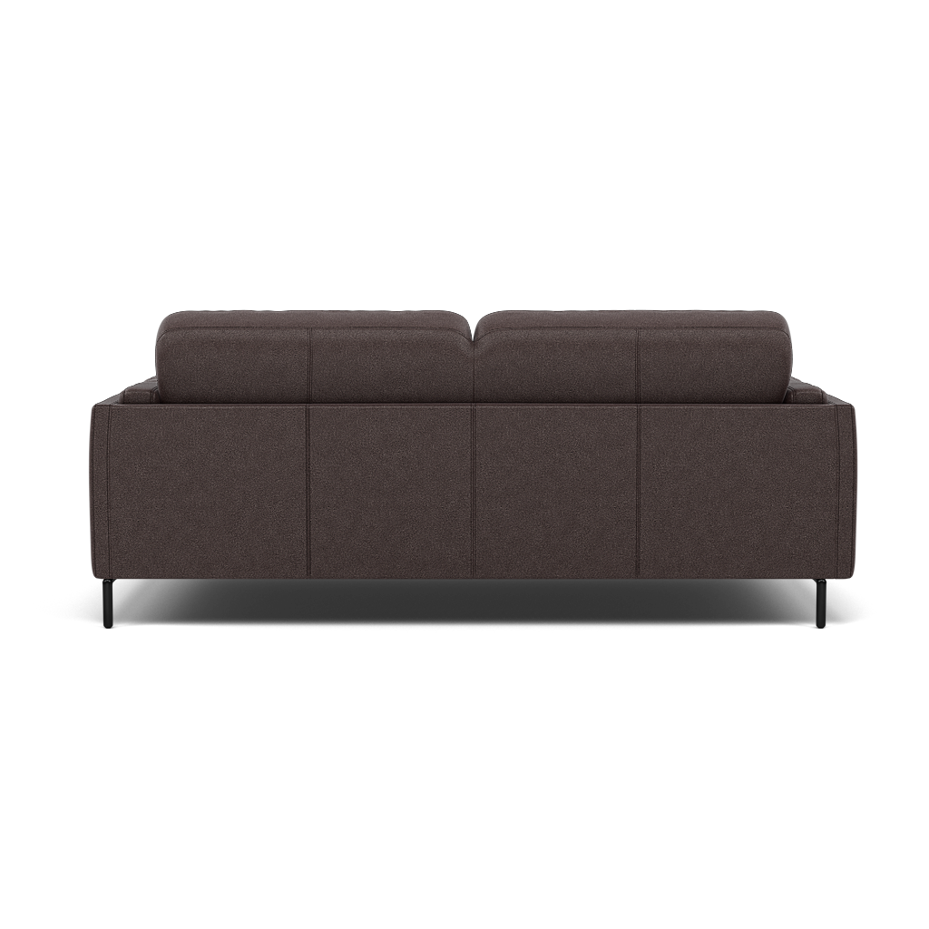Morris Large 2 Seater Sofa - 2.25 Seater Compact Fabric — BFA-BLJ-088 CHARCOAL GREY, gallery image 2