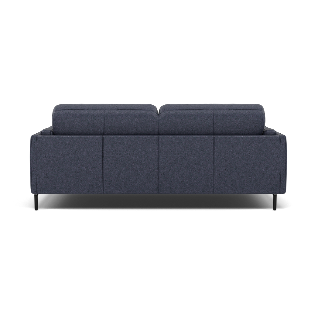Morris Large 2 Seater Sofa - 2.25 Seater Compact Fabric — BFA-BLJ-08  PACIFIC BLUE, gallery image 2