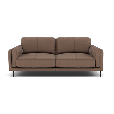 Morris Large 2 Seater Sofa - 2.25 Seater Compact Fabric 2 Seater Sofas Sterling Home 21 BFA-MAD-05 DARK TAUPE