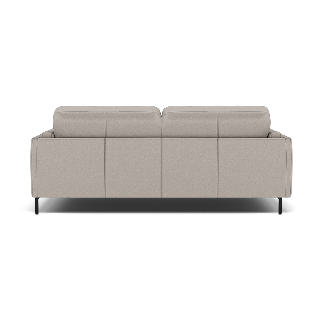 Morris Large 2 Seater Sofa - 2.25 Seater Compact Fabric — BFAMAD-02 SILVER GREY, gallery image 2