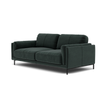 Morris Large 2 Seater Sofa - 2.25 Seater Compact Fabric — FAB-MEG-21  CHARCOAL GREY, gallery image 3