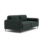 Morris Large 2 Seater Sofa - 2.25 Seater Compact Fabric — FAB-MEG-21  CHARCOAL GREY, gallery image 1