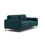 Morris Large 2 Seater Sofa - 2.25 Seater Compact Fabric — FAB-MEG-36  LAKE GREEN, gallery image 1