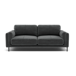 Morris Large 2 Seater Sofa - 2.25 Seater Compact Fabric 2 Seater Sofas Sterling Home 16 FAB-MEG-20 PEWTER