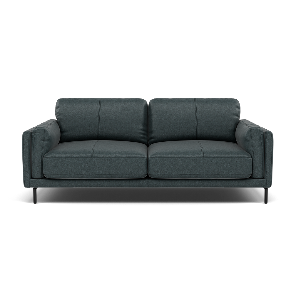 Morris Large 2 Seater Sofa - 2.25 Seater Compact Fabric 2 Seater Sofas Sterling Home 11 BFA-BLJ-2047 LAKE GREEN
