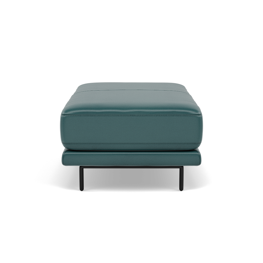Morris Large Footstool - Rectangular footstool A Cat 20 — BV-301E  LAKE GREEN, gallery image 2