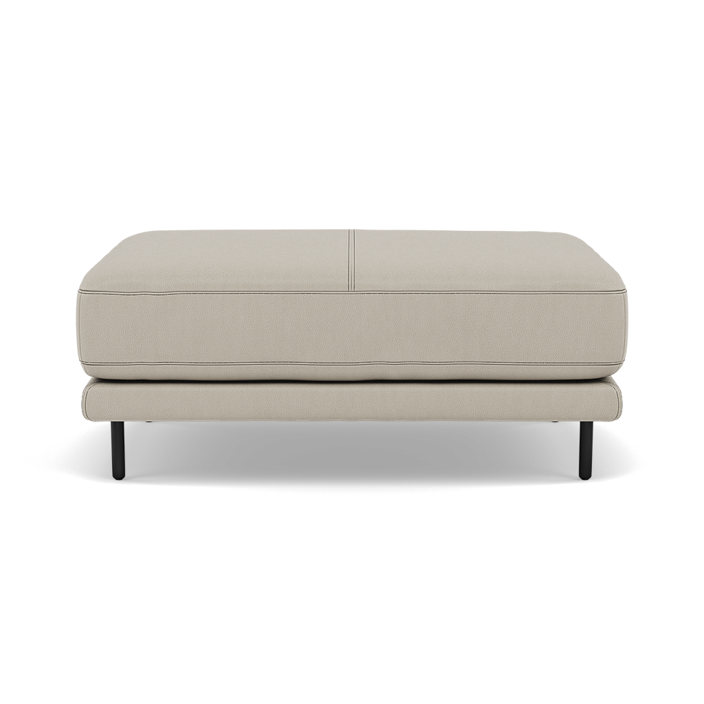 Morris Large Footstool - Rectangular footstool A Cat 25 Footstools Sterling Home 6 NC-946B FEATHER GREY