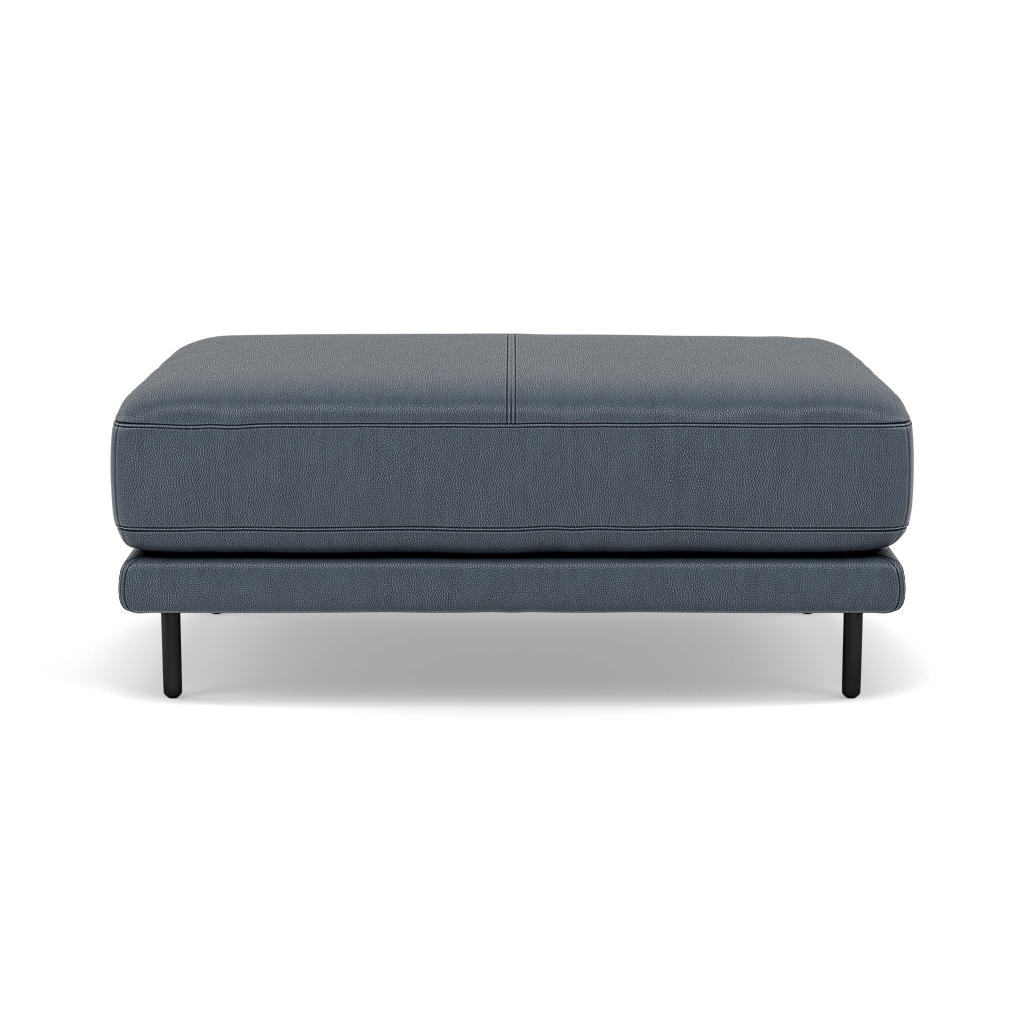 Morris Large Footstool - Rectangular footstool A Cat 25 Footstools Sterling Home 13 NC-313E OCEAN BLUE