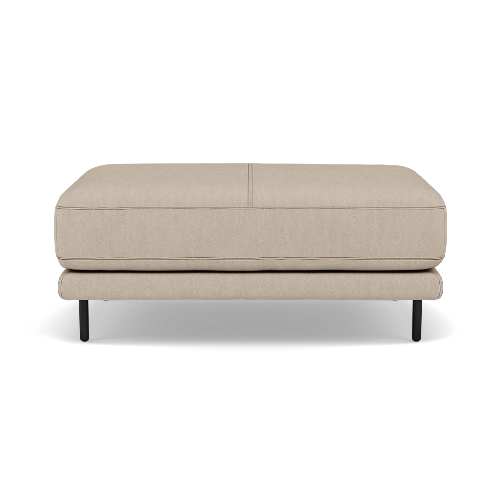 Morris Large Footstool - Rectangular footstool A Cat 25 Footstools Sterling Home 9 NC-039C PEBBLE