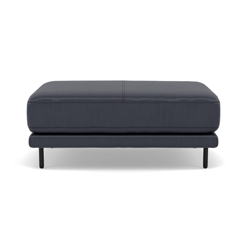 Morris Large Footstool - Rectangular footstool A Cat 25 Footstools Sterling Home 14 NC-036C NAVY BLUE