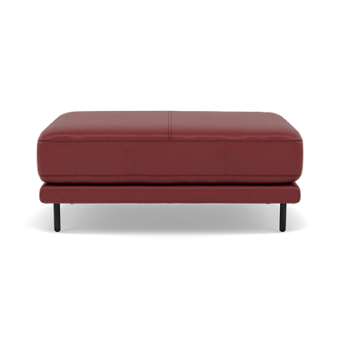 Morris Large Footstool - Rectangular footstool A Cat 25 Footstools Sterling Home 15 NC-854C RUSTIC RED
