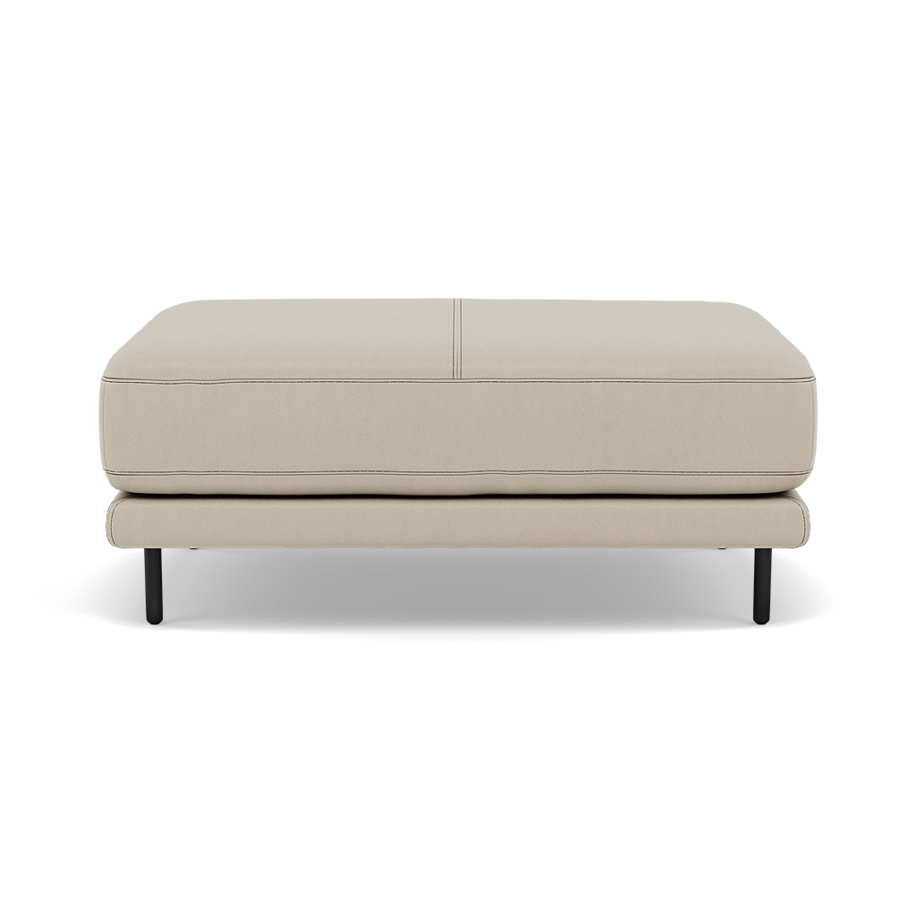 Morris Large Footstool - Rectangular footstool A Cat 25 Footstools Sterling Home 4 NC-041E SILVER GREY