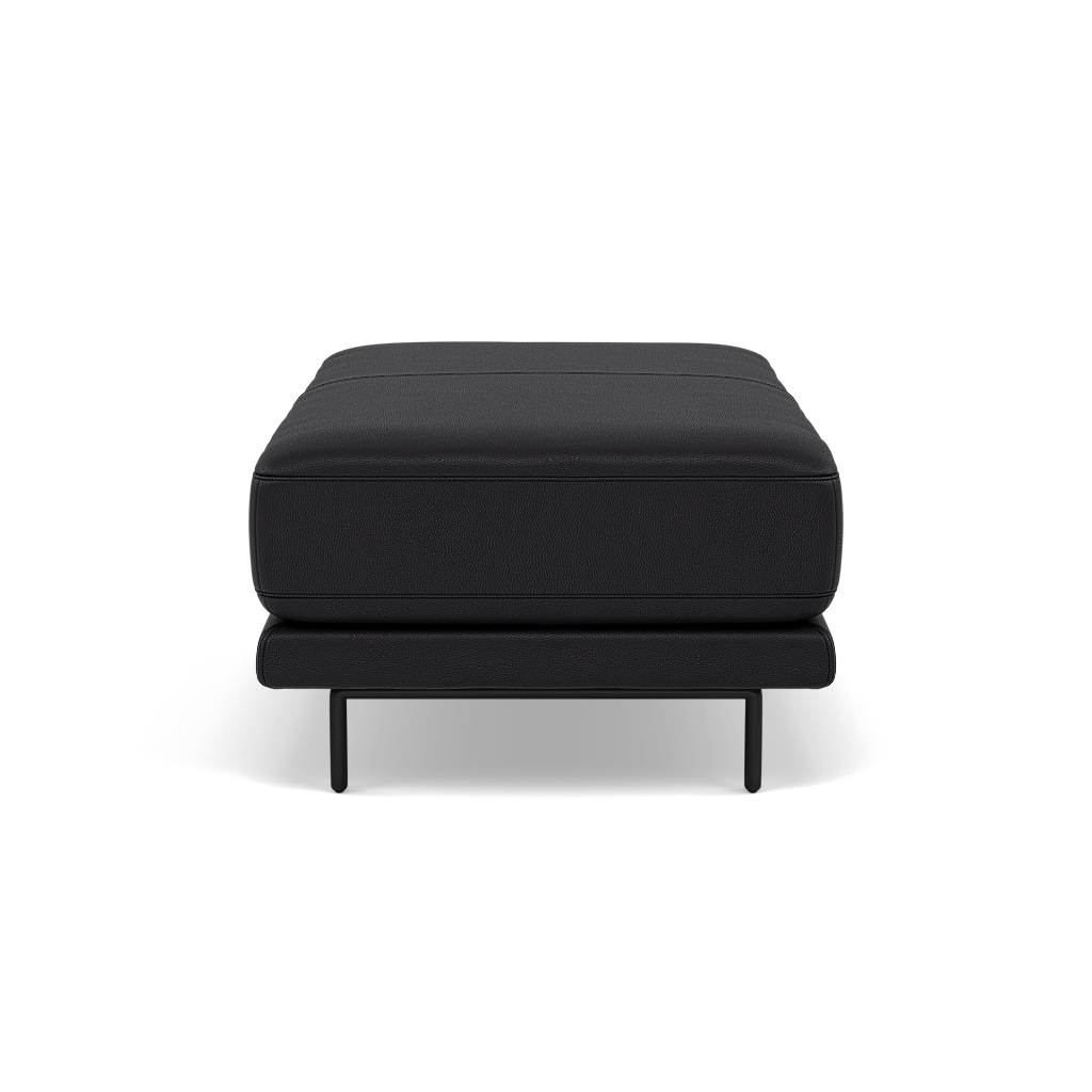 Morris Large Footstool - Rectangular footstool A Cat 25 — NC-023C BLACK, gallery image 2