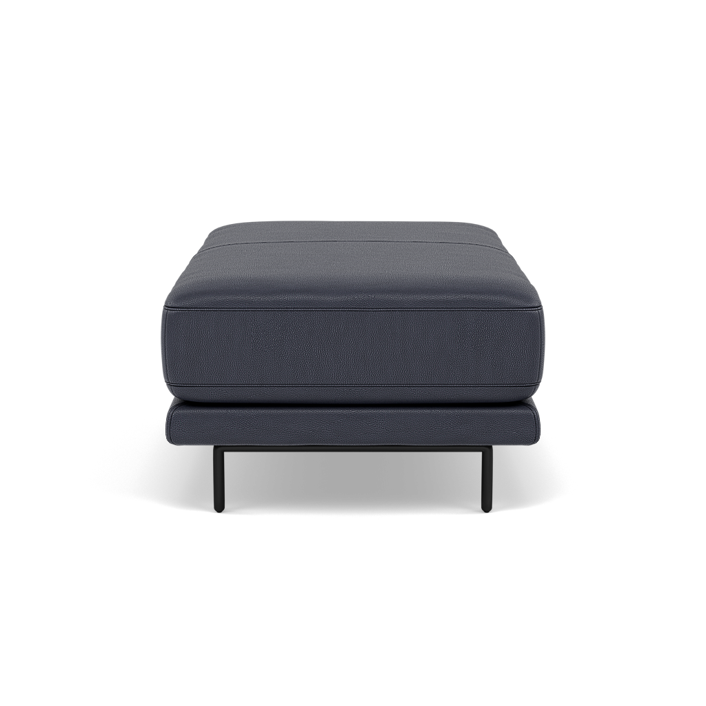 Morris Large Footstool - Rectangular footstool A Cat 25 — NC-036C NAVY BLUE, gallery image 2