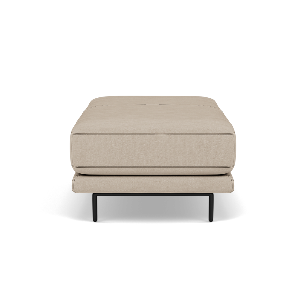 Morris Large Footstool - Rectangular footstool A Cat 25 — NC-039C PEBBLE, gallery image 2