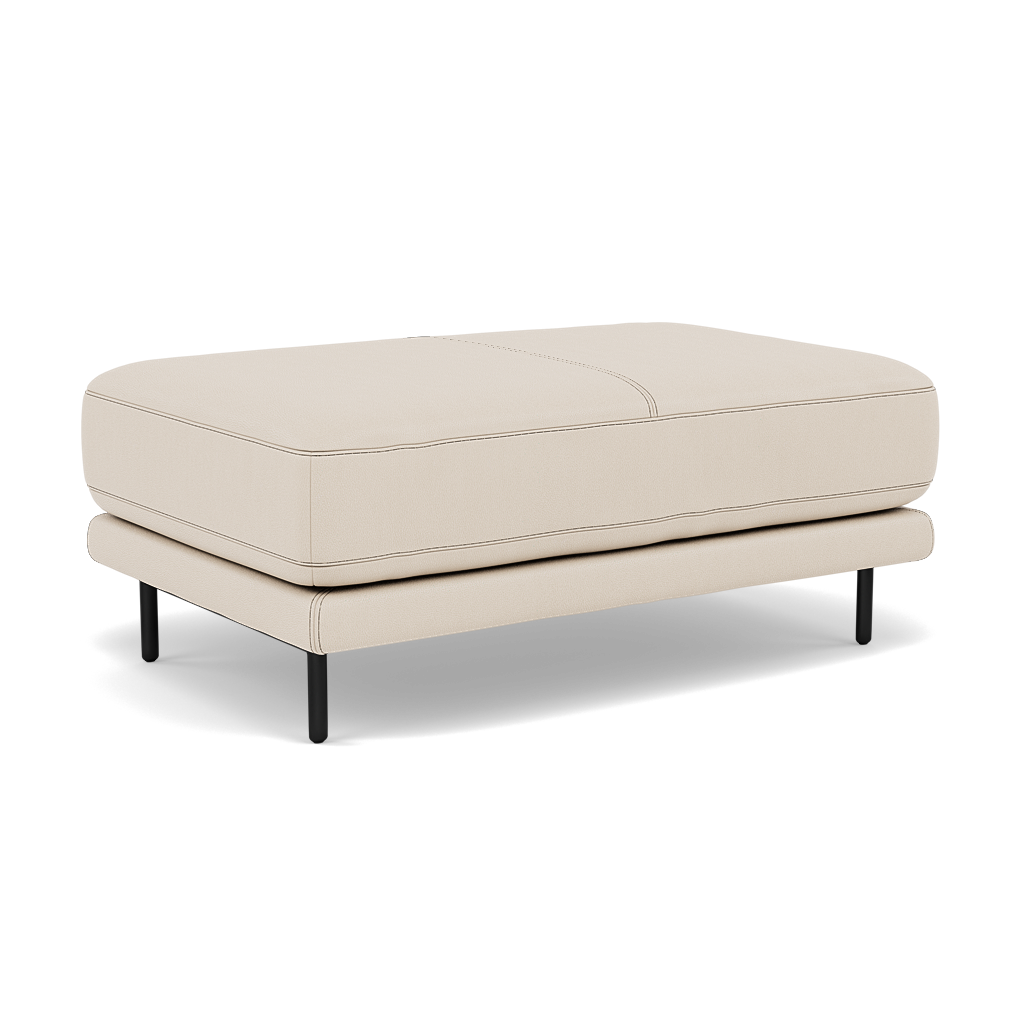 Morris Large Footstool - Rectangular footstool A Cat 25 — NC-156E FROST, gallery image 1