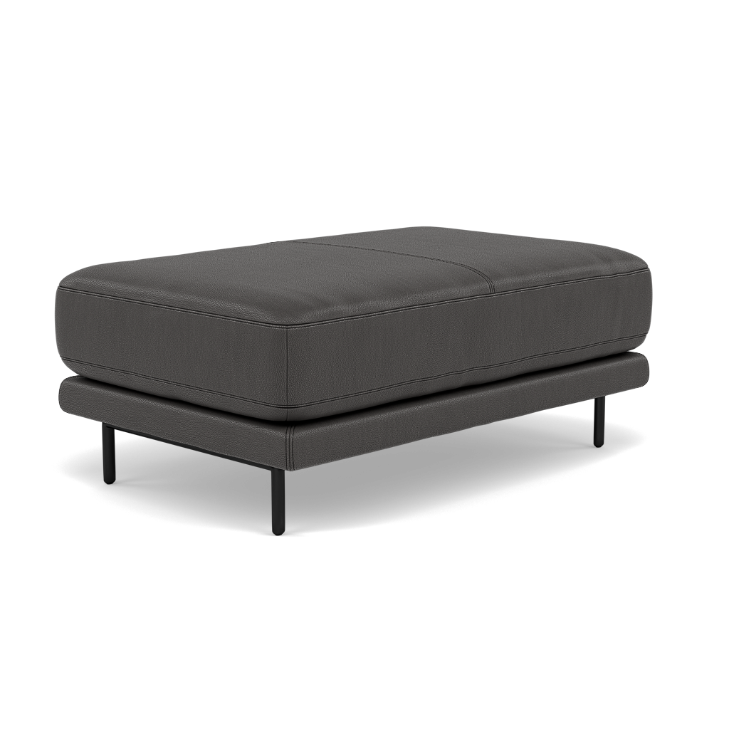 Morris Large Footstool - Rectangular footstool A Cat 25 — NC-180E SLATE GREY, gallery image 3