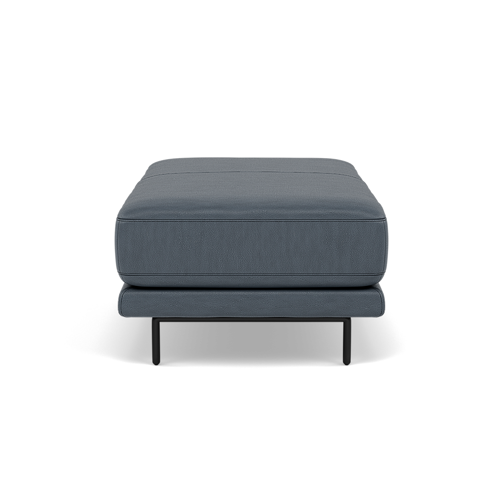 Morris Large Footstool - Rectangular footstool A Cat 25 — NC-313E OCEAN BLUE, gallery image 2