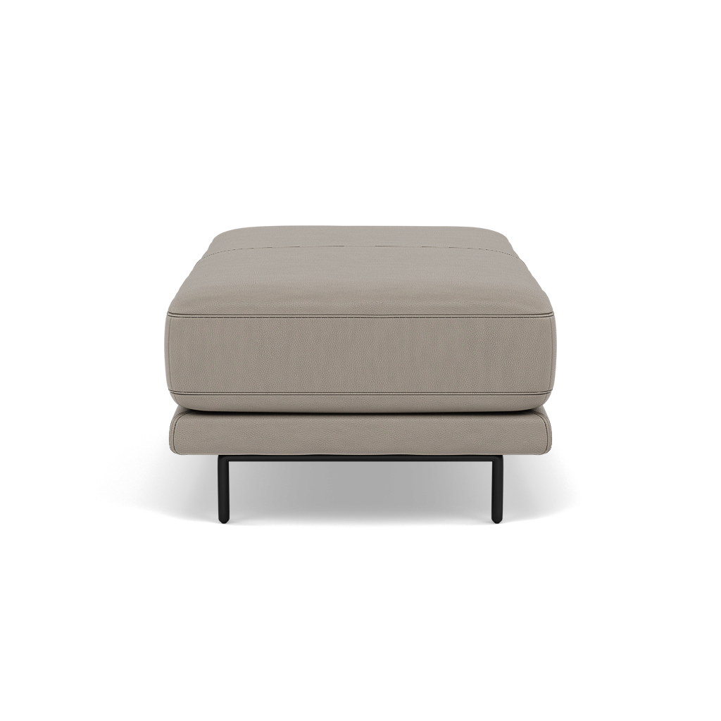 Morris Large Footstool - Rectangular footstool A Cat 25 — NC-722A TAUPE, gallery image 2