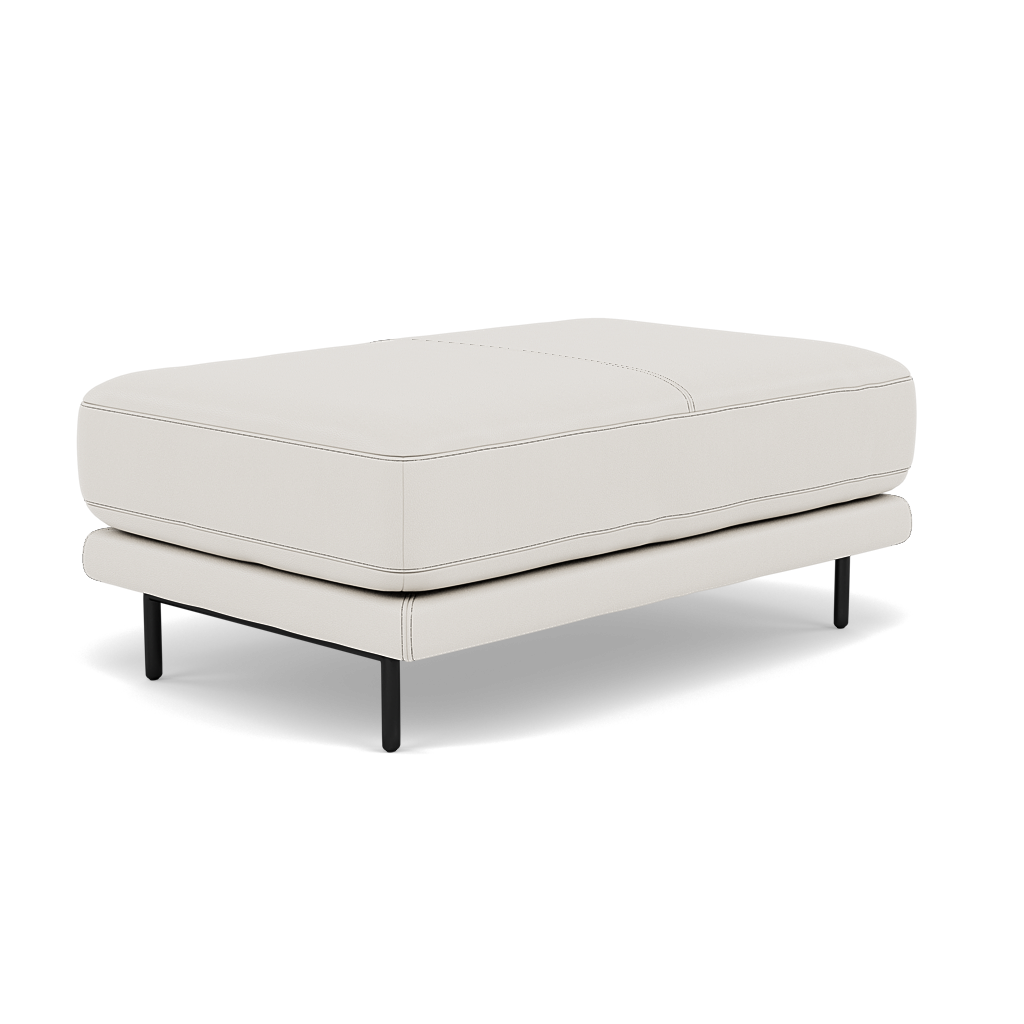 Morris Large Footstool - Rectangular footstool A Cat 25 — NC-744D STAR WHITE, gallery image 3