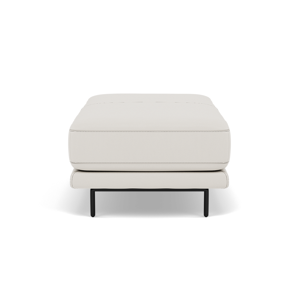 Morris Large Footstool - Rectangular footstool A Cat 25 — NC-744D STAR WHITE, gallery image 2