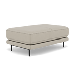 Morris Large Footstool - Rectangular footstool A Cat 25 — NC-946B FEATHER GREY, gallery image 3
