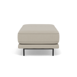 Morris Large Footstool - Rectangular footstool A Cat 25 — NC-946B FEATHER GREY, gallery image 2