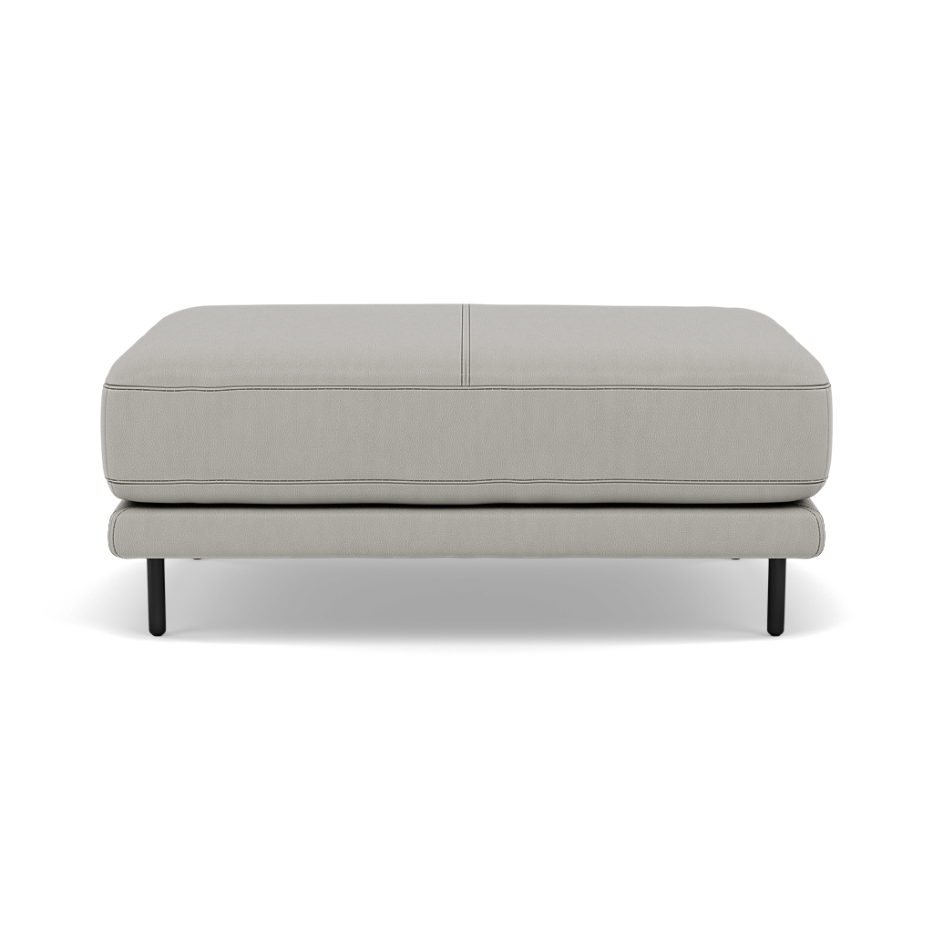 Morris Large Footstool - Rectangular footstool A Cat 25 Footstools Sterling Home 5 NC-251E GREY