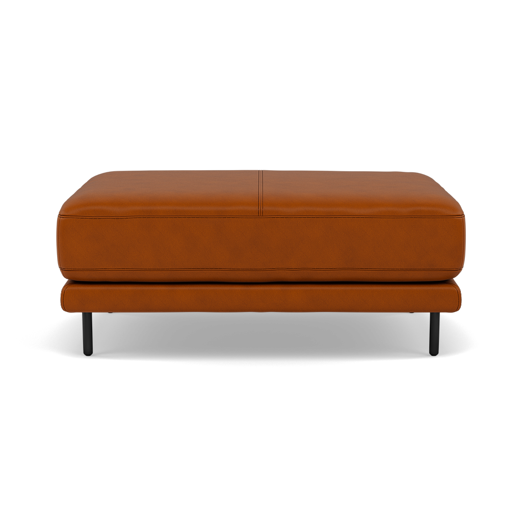 Morris Large Footstool - Rectangular footstool A Cat 30F Footstools Sterling Home 4 SK-077D TAN