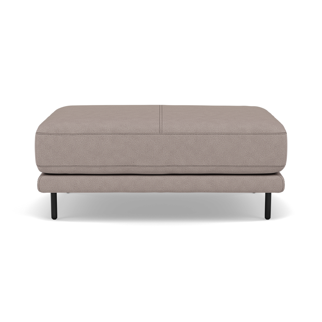 Morris Large Footstool - Rectangular footstool A Fabric Footstools Sterling Home 1 BFA-BLJ-22 DOVE GREY