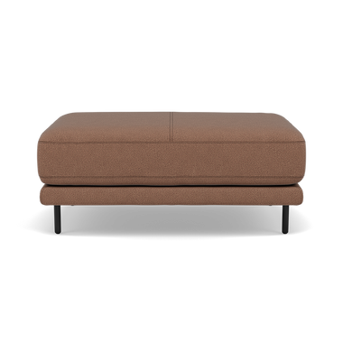 Morris Large Footstool - Rectangular footstool A Fabric Footstools Sterling Home 6 BFA-BLJ-04 TOBACCO