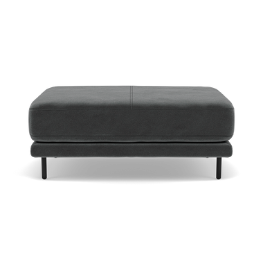 Morris Large Footstool - Rectangular footstool A Fabric Footstools Sterling Home 14 FAB-MEG-20 PEWTER