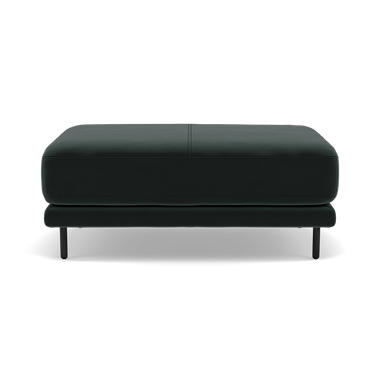 Morris Large Footstool - Rectangular footstool A Fabric Footstools Sterling Home 12 FAB-MEG-21 CHARCOAL GREY